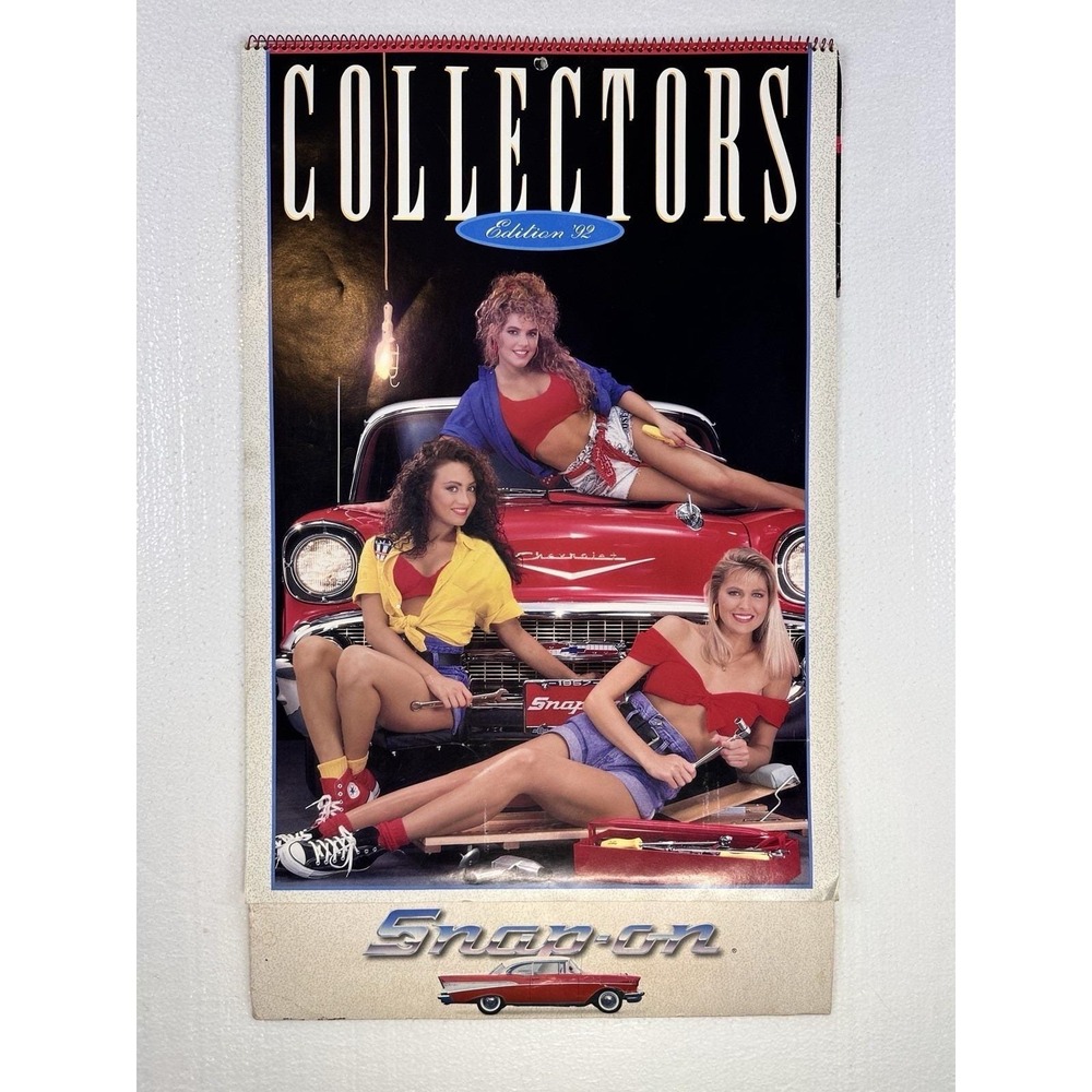 Snap-On Tools Calendar 1992 Collectors Edition Pin-Up 90's Swimsuit Models Girls